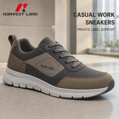 Men Casual Work Sneakers Business Commuter Travel Footwear Mixed Material Office Everyday Wholesale Export Supplier