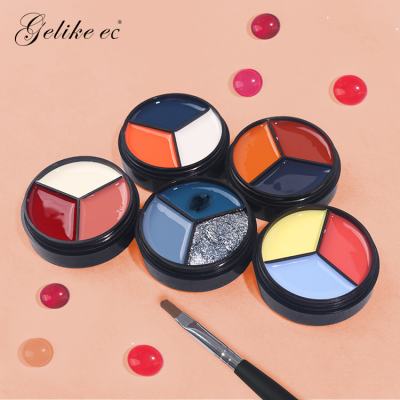 Colored Solid Based Air Dry Glitter Nail Polish Healthy Solid Nail Polish