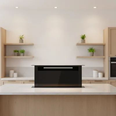 Hot Sales Modern Kitchen Island Downdraft Cooker Hood Down Draft Kitchen Hood
