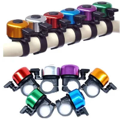 Bike Bells, Bicycle Bells for Mountain Bicycle Handlebars Loud Crisp Clear Aluminum Road Bike Ring Bell