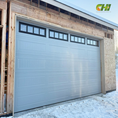 Double Door Steel Structure Garage Aluminum House Sectional Door Garage Rolling Door