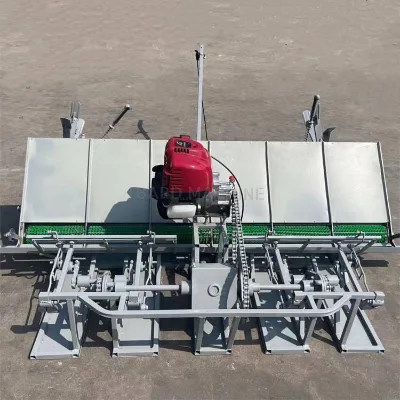 Factory Sale Gasoline 4 Rows 6 Rows Walking Rice Transplanter / Rice Seedling Planter Rice Seedling Planting Machine