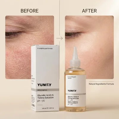 Private Label Custom 4% 7% 10% Glycolic Acid Facial Toner Anti-Aging Peel Anti Acne Exfoliating Essence Water Face