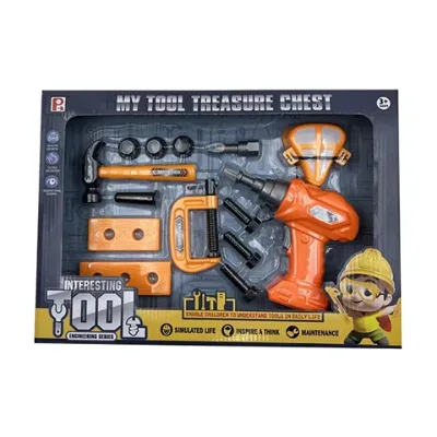 Children Puzzle Education Funny Interactive Game Toys B/O Electric Power Tool Toys 14pcs Toys for Kids