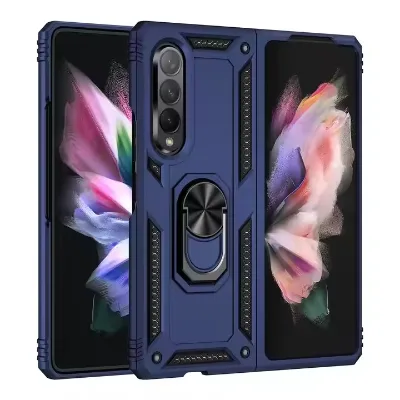 Armor TPU Shockproof Phone Bag with Kickstand for Flip Z Fold 3 5G Phone Holder