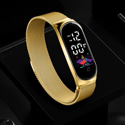 Factory-hot-selling New-style Cartoon Electronic Watch Students Cross-border Trade; Innovative Colorful Smart Bracelet Watch