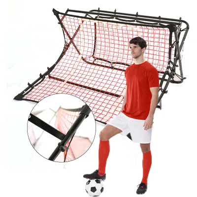 Hot Selling Durable Soccer Rebound Practice Net Thick Steel Tubes Foldable Football Rebounder Net