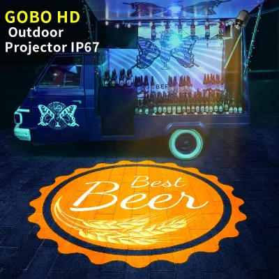 Outdoor Waterproof GD35W Lamp with LED Light Source Projected Logo Floor Projector Light and Lighting Design