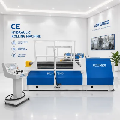Automatic 4 Rollers W12 PVC Roll Forming Machine 10x2000mm