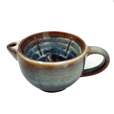 Modern Custom Logo Ceramic Shaving Bowl for a Comfortable and Convenient Shaving Experience Every Day