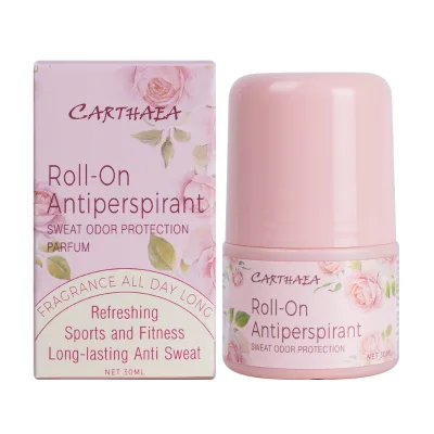 Refreshing Perfume Deodorant Sweat Odor Protection Roll on Antiperspirant for Sports Fitness