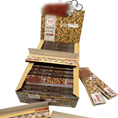 Brown Slow-burning Base Paper, Size 110*44mm, 33, 55,100 Sheets Options