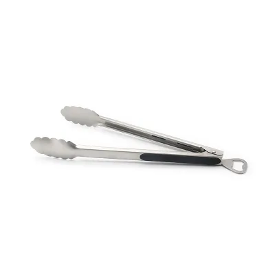 Multi-Purpose Heat Resistant Anti-Slip Sustainable Stainless Steel Kitchen Tongs for Grilling