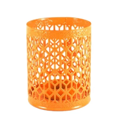 Metal tealight candle holders custom candle cylinder candle holder