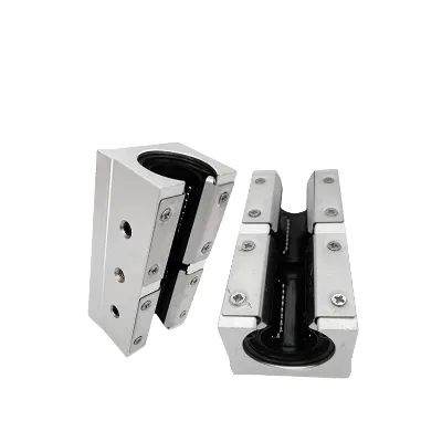 Linear Bearing Extended Semi Open Linear Slider Sliding Rail Box Type Bearing SBR12 16 25 30 50LUU