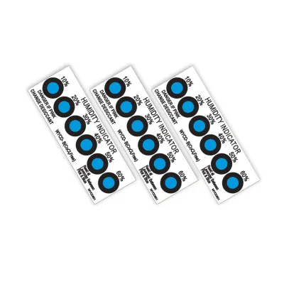 Humidity Indicator Card Desiccant Electronic Safety Product Indicators for Monitoring Moisture Levels