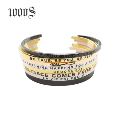 Wholesale Fashion Engraved Cuff Bracelet 316L Stainless Steel Bracelet Men,316L Stainless Steel Jewelry