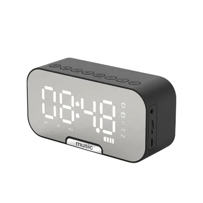 Jumon Wireless Loudspeaker Audio Bluetooth Speaker Portable Mini Display Wireless BT4.0 LED Alarm Clock Speaker
