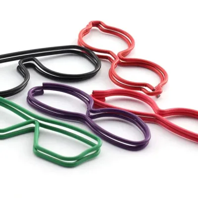 2024 Hot Selling Creative Shape Paper Clips Custom Double Layer Eyeglass Paper Clips