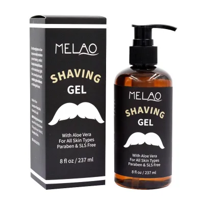 Cross-Border Men's Beard Care Gel Moisturizing Refreshing Shaving Cream No Foam Wholesale Stock