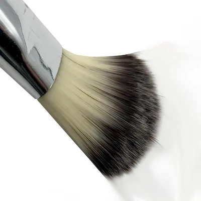 Vegan Makeup Brushes Foundation Powder Brush Private Label Logo Synthetic Single Flat Top Liquid Foundation Brush