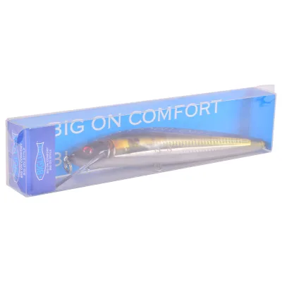 Different Custom Size Logo Printed Plastic Transparent Fishing Hard Lure Package Box