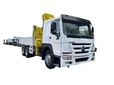 Sinotruck 6X4 Folding Arm Crane Truck Front Lifting Style 30-40 Tons HOWO with 95% New Remanufactured Engine