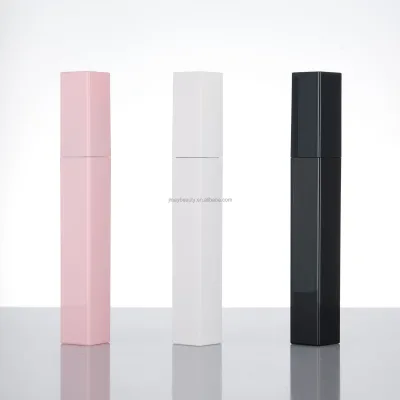 Customized Bulk Pink for Mascara with Waterproof Lengthened Silicone Brush Natural Thickened Volume Lasting Feature
