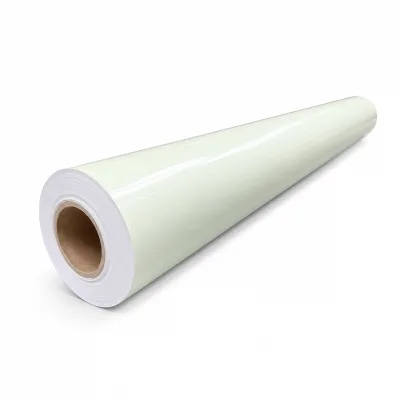 Fluorescent Yellow Reflective Film, High Visibility Printable Photoluminescent Sheeting for Helmet Decals & Traffic Signs
