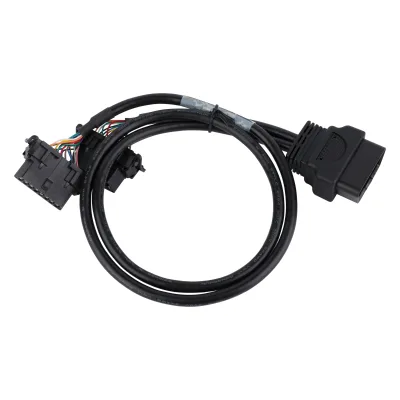 OEM ODM Black OBD2 16pin F to M Connector Cable Harness Code Reader