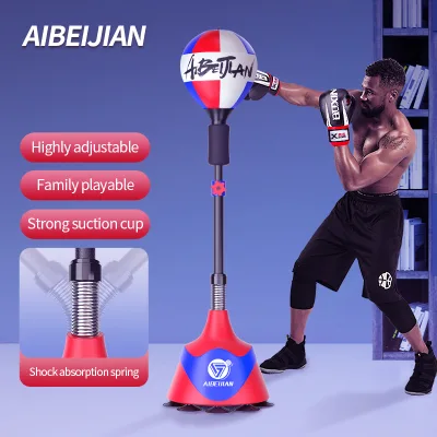 Boxing Training Speed Ball with Adjustable Height for Home Use, for Adults and Children to Vent and Relieve Stress,Gift Ideas