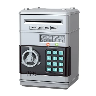 Children's Electronic Money Box Personal ATM Save Toys Cash Coins Can Be ATM Banking Electronic Coins Currency Banking