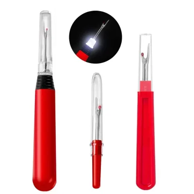 High Quality 3pcs/set LED Stitch Removal Tool Handy Sewing Thread Remover Cutter for Crafting and Sewing