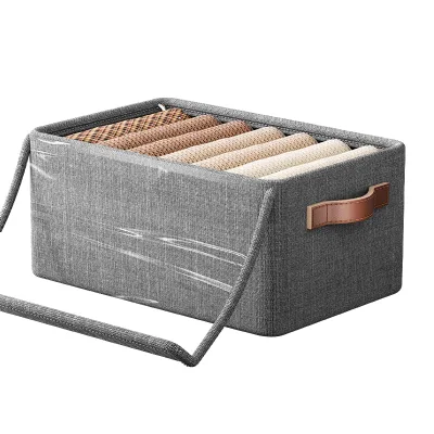 Wholesale Customization Organizer for Shirts Pants Drawer Organizer Clothes Storage Box Foldable Fabric Drawer Storage Box