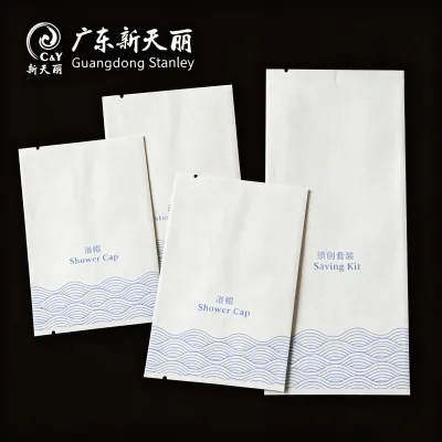 Customized Hotel Amenity Kit / Disposable Toiletries Set Paper Bags with Your Own logo
