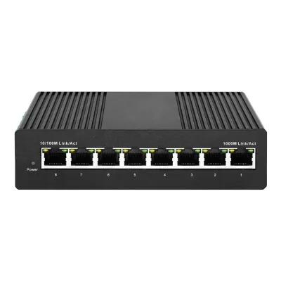Industrial 8 Port Gigabit POE Switch Managed Mini L2 Web Smart Switch 8*10/100/1000M POE for CCTV IP Camera