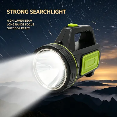 ALNS Sd02 10W LED Flashlight Waterproof Lithium Battery White Light Long Range for Hunting Camping & Emergency Use