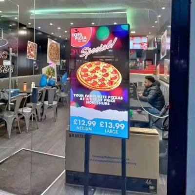 High Brightness LCD Display Monitor Window Advertising Screen 3000nits Digital Signage Sunlight Readable Window Facing Display