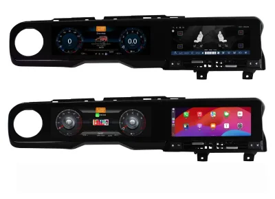 10.25 Inch LCD Instrument Cluster Multimedia Player with Built-In GPS and Android Auto for Jeep Wrangler 2018-2023