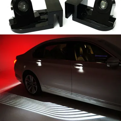 Ultra Bright 2024 Car Door LED Ghost Shadow Light Projector Angel Wing Style Courtesy Welcome Light Carpet Car Accessories