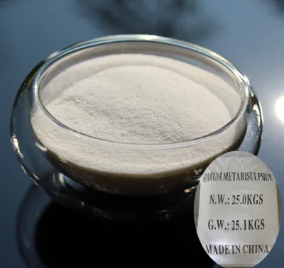 Cas 7681-57-4 Na2S2O5 SMBS Food Grade Sodium Metabisulphite/ Sodium Metabisulfite / Sodium Metabi Sulfite for Food Use