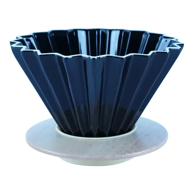 Modern Espresso Drip Coffee Maker Ceramic Coffee Dripper Reusable 4-Cup Filter Cup Home Use GV20B