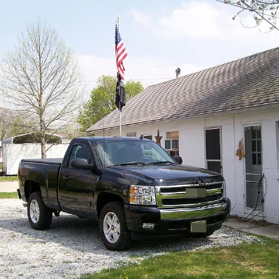 HOOD GUARD Bug Shield for Pickup Silverado (New Body Style) 07~13 Exterior Accessory Silver Color