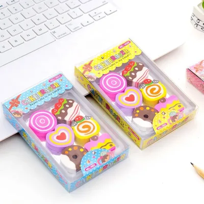 Wholesale Promotion School Gift Stationery Cute Kawaii Eraser for Children