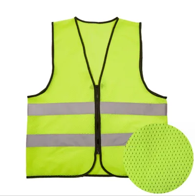 10 Pack Cheap Safety Reflective Vest for Outdoor Operator and Sportsmen Traffic Running Jacket