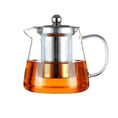 Stovetop Safe Blooming and Loose Leaf Tea Maker Set Glass Teapot with Infuser Tea Pot Tea Kettle