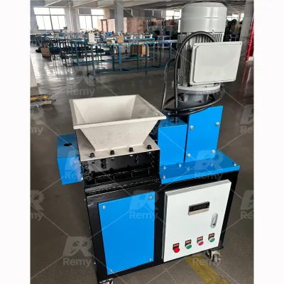 CE Certified Automatic Waste Harder Plastic Shredder New Recycling Lump PE PP PVC PET Crushing Machine Includes Motor Bearing
