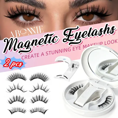 Custom Packaging Box Magnetic False Eyelashes Magnetic Own Brand Eyelashes Private Label 3D Magnetic Mink Lashes
