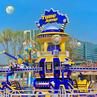 Factory Direct Sale Large Amusement Machine 360 Degree Rotating 16 Seats Space Time Jump for Sale
