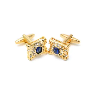 Cufflinks Tie Clip Set for Men Luxury Quality Diamonds Gold Cuff Links Necktie Bars 3pcs Set Business Wedding Tie Pins for Shirt